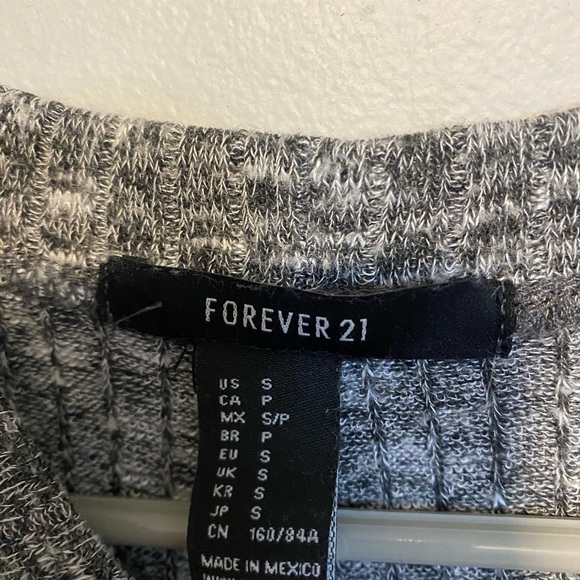 Forever 21 Grey Skater Dress - Picture 2 of 3